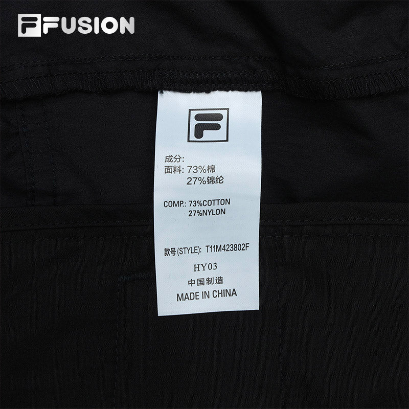 FILA FUSION INLINE WORKWEAR Men Woven Pants in Black