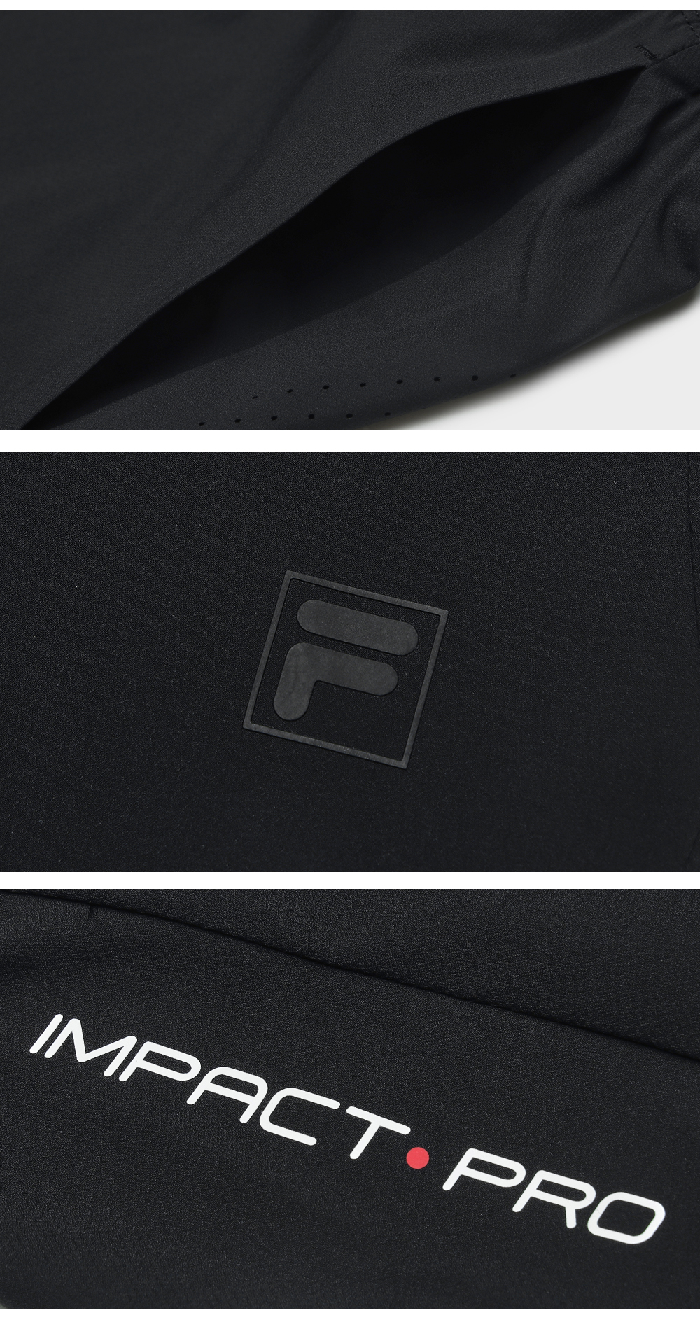 FILA CORE ATHLETICS TENNIS CITY TENNIS ACADEMY Men Woven Shorts (Black)