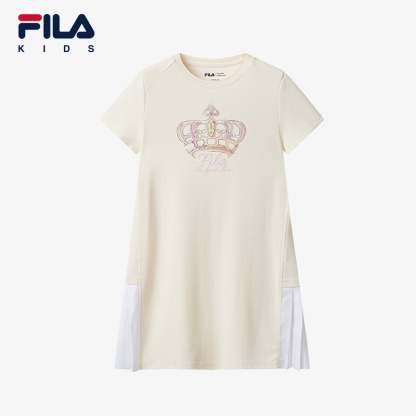 FILA KIDS WHITE LINE x RMN Girls Dress in Yellow (Versailles Collections)