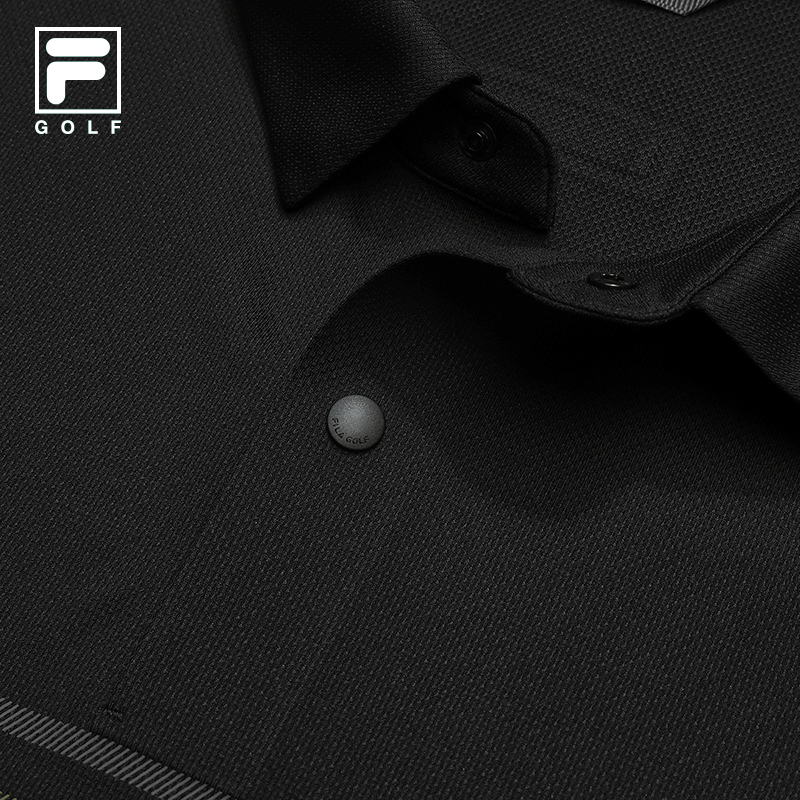 FILA CORE ATHLETICS GOLF BTB Elegant Duality Men Polo T-shirt (Black/Ash/White)
