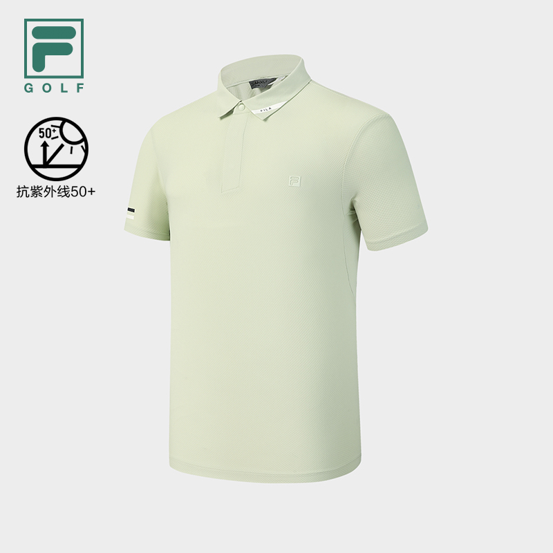FILA MEN'S GOLF Knitted Short Sleeve Polo Shirt