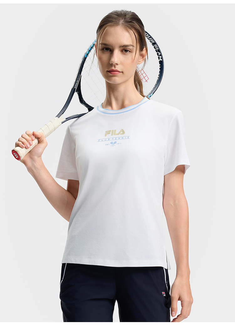 No.448 FILA ボールドット柄smartスコート☆マリンブルー