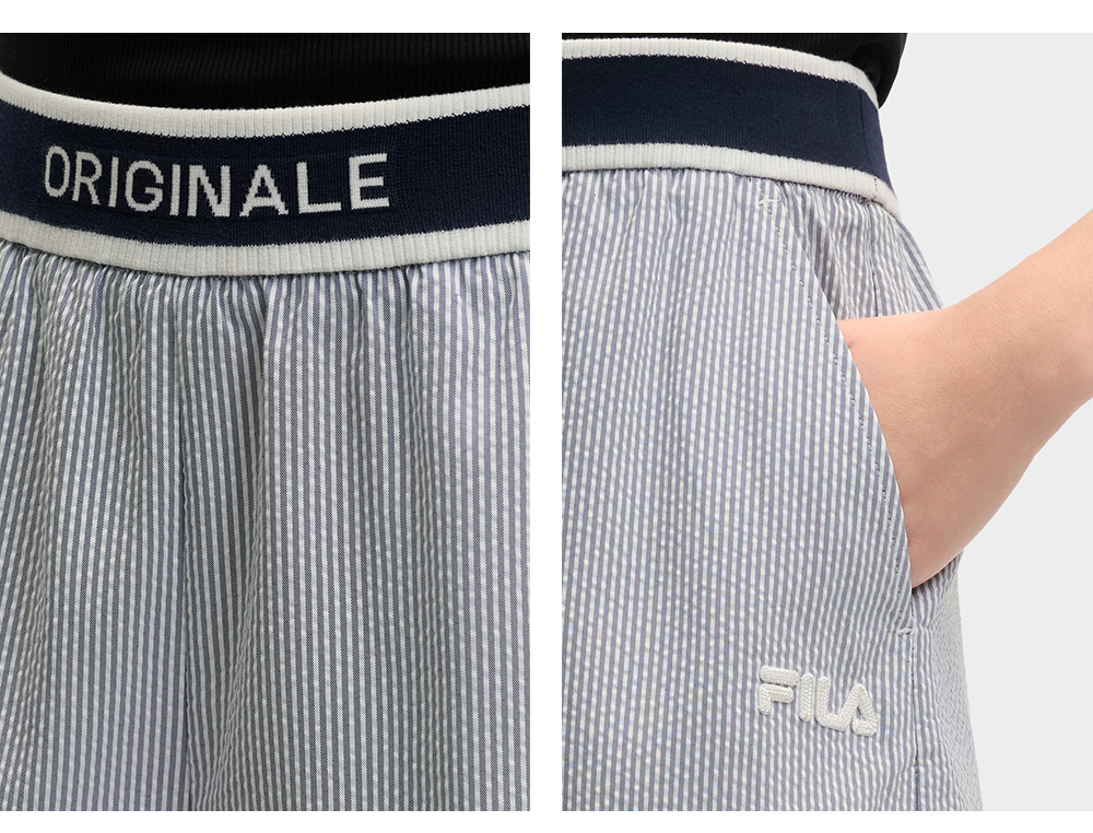 FILA CORE LIFESTYLE ORIGINALE DREAMS ON THE COURT Women Woven Shorts (White)