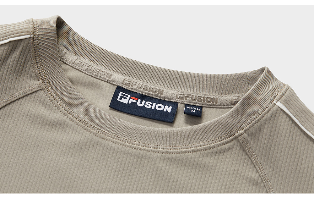 FILA FUSION INLINE FUSION LIFE FUSIONEER IVORY OASIS Women Sweatshirt (Brown)