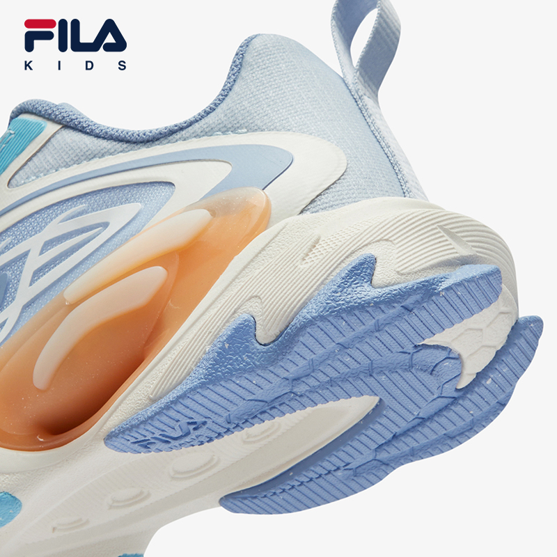 FILA KIDS SPHINX HERITAGE Boys Sneakers (Silver/Blue Shoes)
