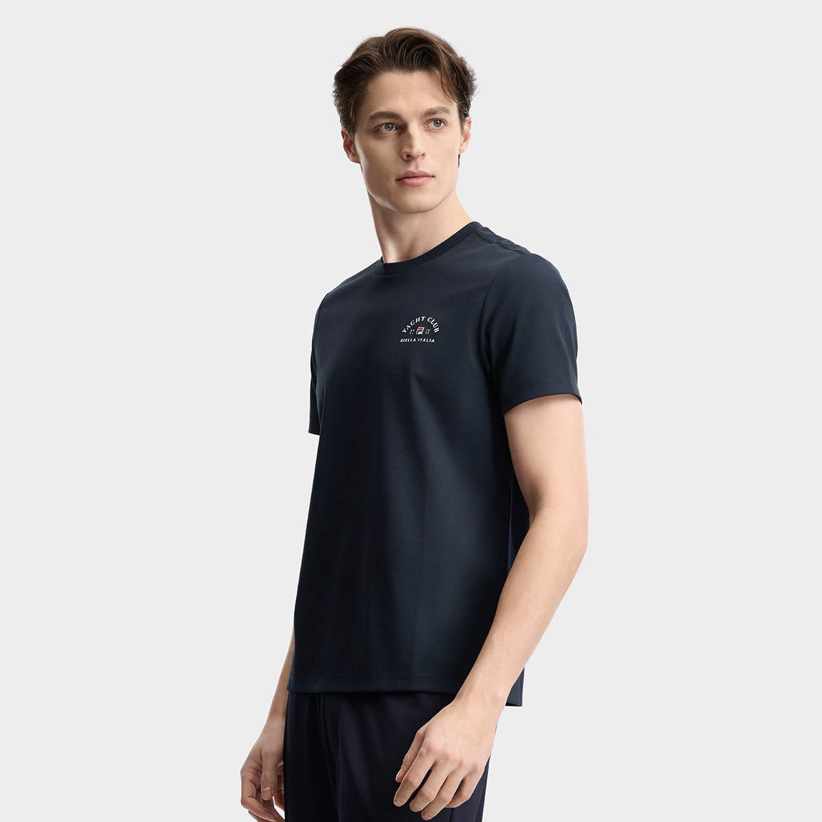 FILA Men Knitted Short Sleeve Top