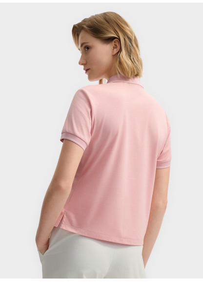 FILA CORE LIFESTYLE WHITE SPORTY & LUXURIOUS Women Polo T-shirt (Navy / Pink / White)