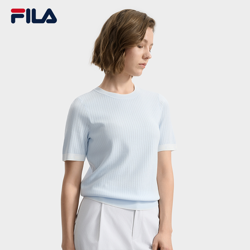 FILA CORE LIFESTYLE EMERALD ETCHED MOMENTS Women Knit Sweater