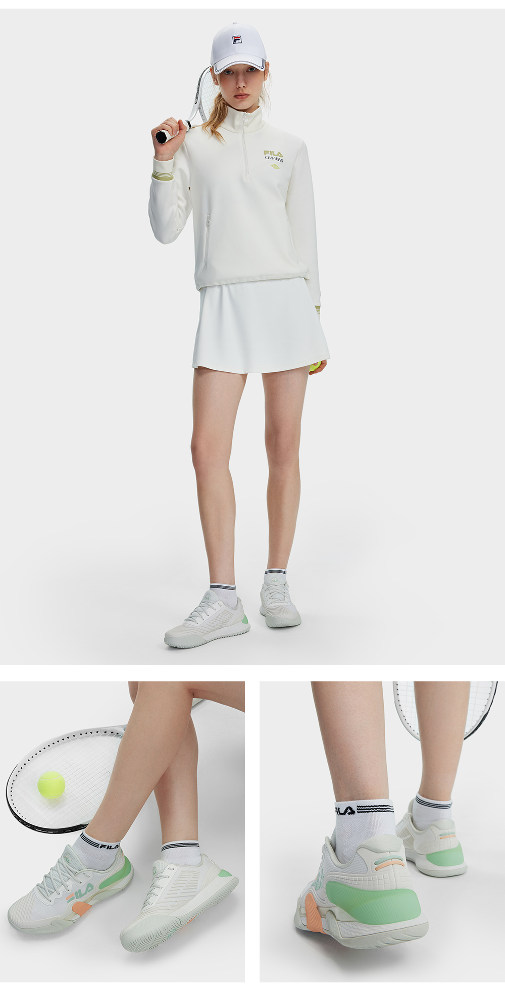 FILA CORE ATHLETICS POTENZA 1+ Women Tennis Shoes (White)