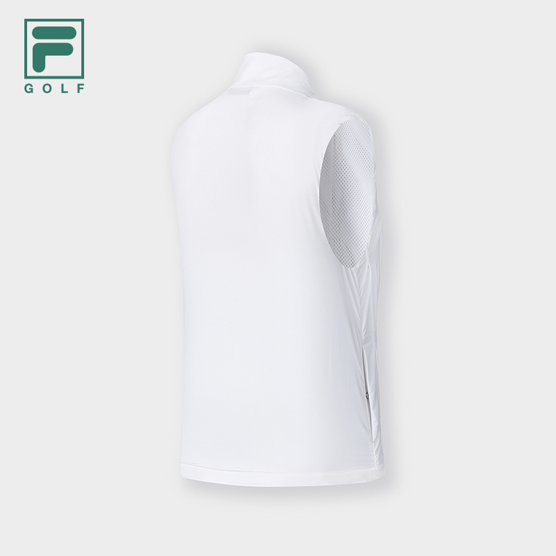 FILA CORE ATHLETICS GOLF Women Woven Vest in White