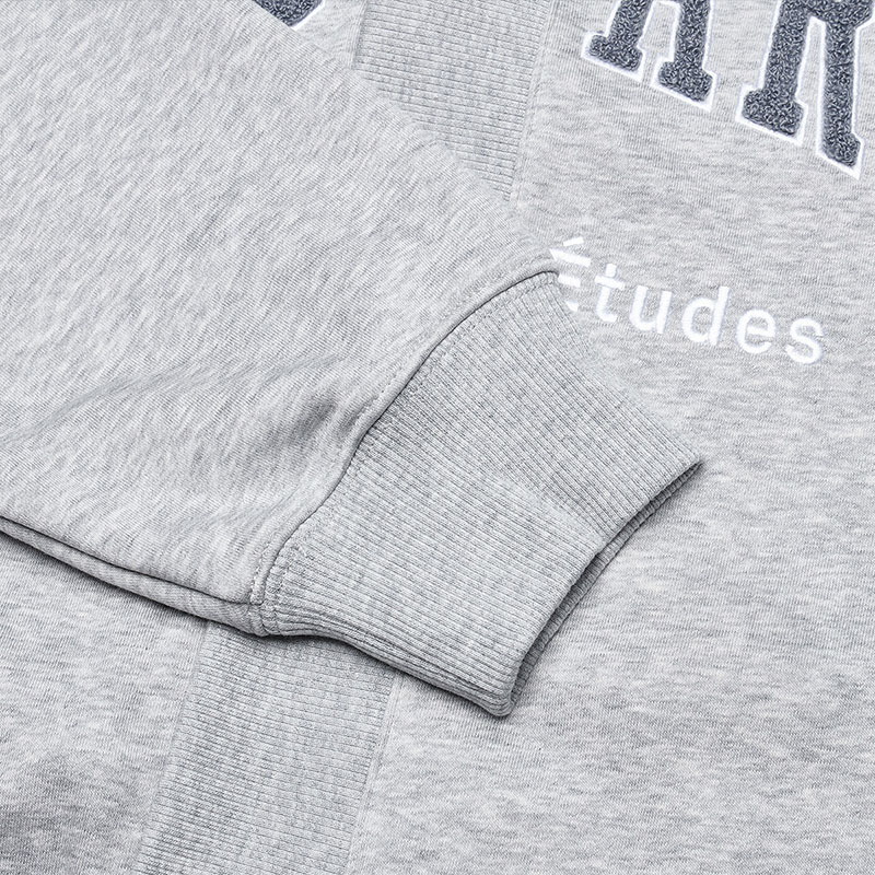 FILA CORE x ETUDES ANOTHER CLUB Men's Knit Zip Top in Gray