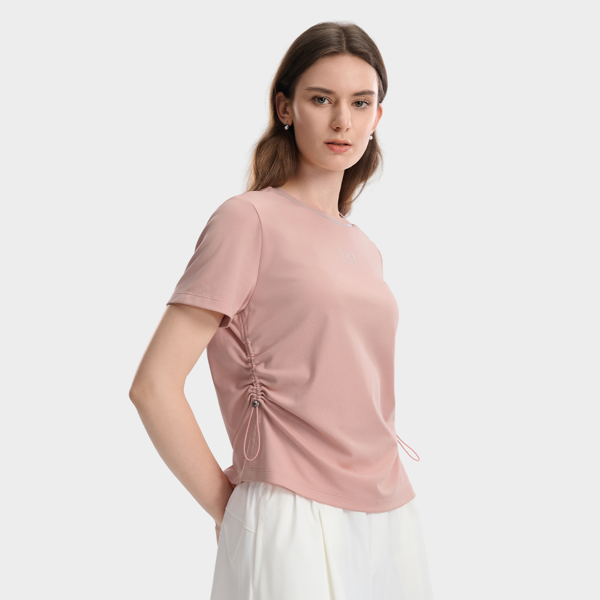 FILA Women Knitted Short Sleeve Top