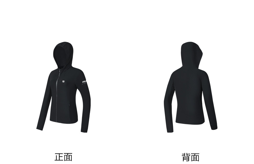 FILA CORE ATHLETICS BLACK Women Knit Top (Black / Pink)