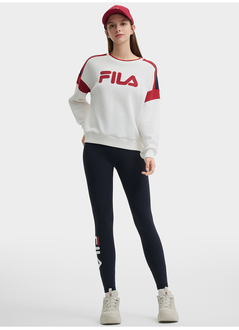 FILA CORE LIFESTYLE FILA ORIGINALE WINTER TENNIS CLUB Women Knitted Leggings (Navy)