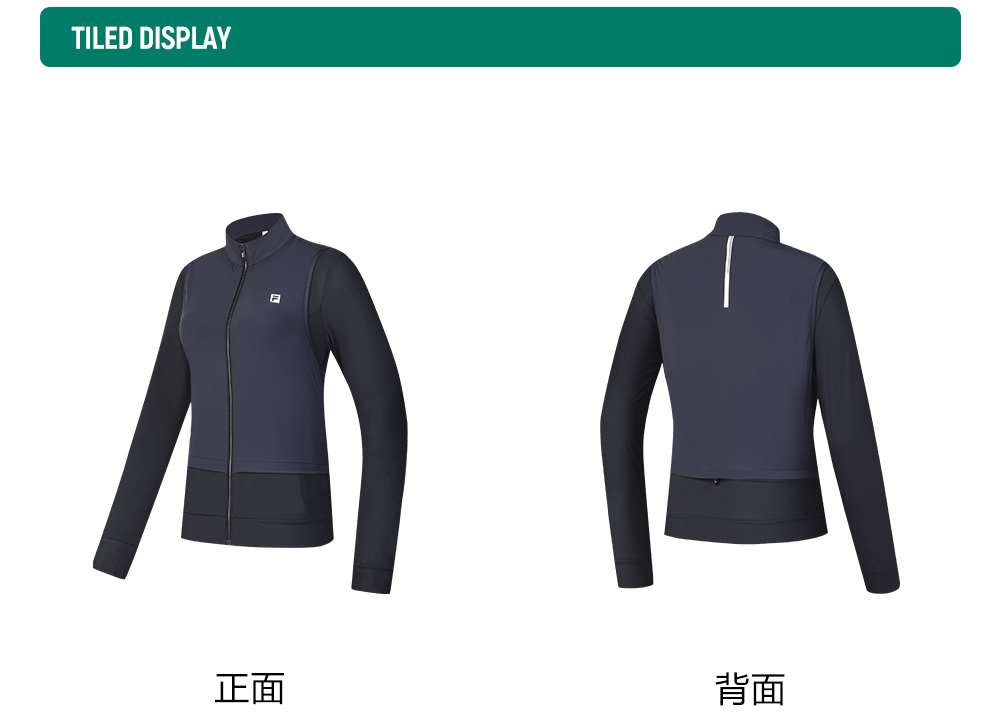 FILA CORE ATHLETICS GOLF SLOPS TO FIELD Women Jacket (Navy)
