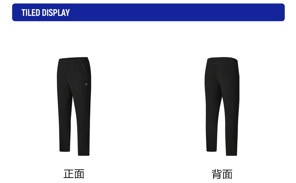 FILA CORE ATHLETICS FITNESS BLACK Men Knit Pants (Black)