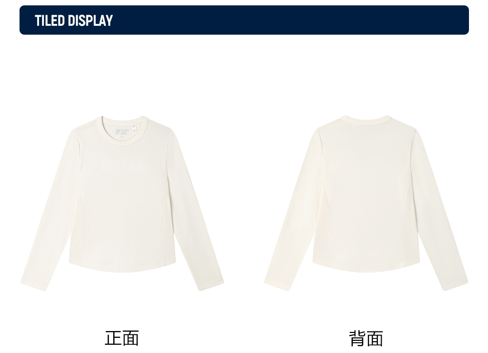 FILA CORE LIFESTYLE WHITE LINE THE GALLERIA VITTORIO EMANUELE II Women Sweatshirt (Ash)