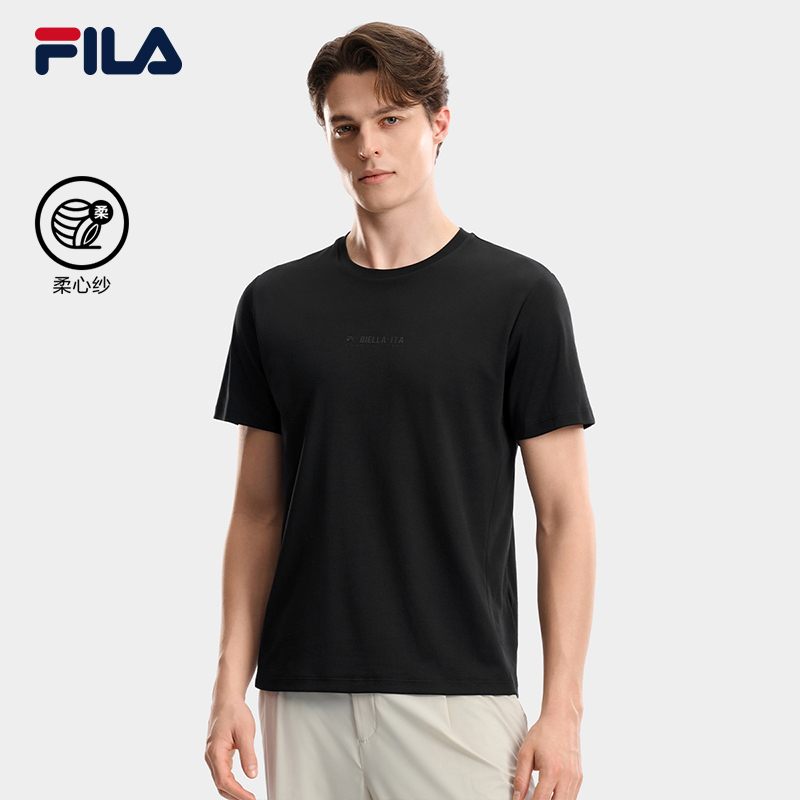 FILA Men Knitted Short Sleeve Top