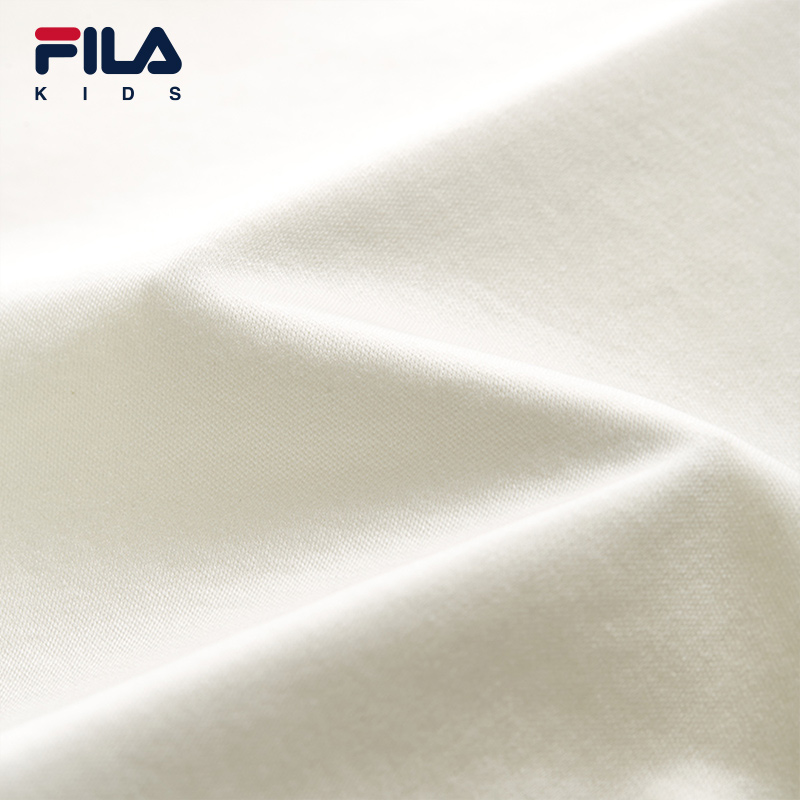 FILA KIDS WHITE LINE x RMN Boys' Printed Short Sleeve T-Shirts (Multi-Colors and Designs Available - White/Yellow/Blue)