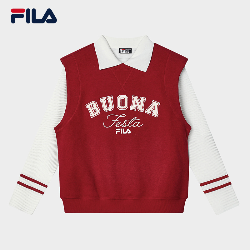 FILA CORE WHITE LINE ORIGINALE Women's Pullover Sweater in Pink