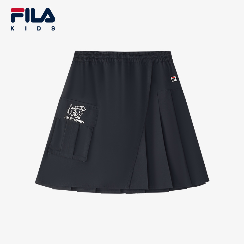 (130 - 165cm) FILA KIDS x OSAMU GOODS Girl's Skirt in Navy