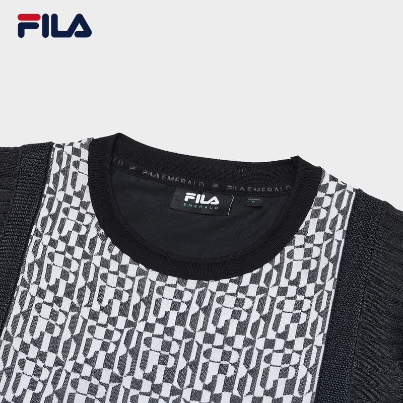 FILA CORE WHITE LINE EMERALD Women Short Sleeve T-shirt in Grey