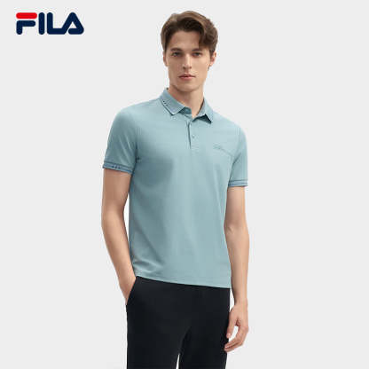 FILA CORE LIFESTYLE WHITE ORTISEI Men Polo T-shirt