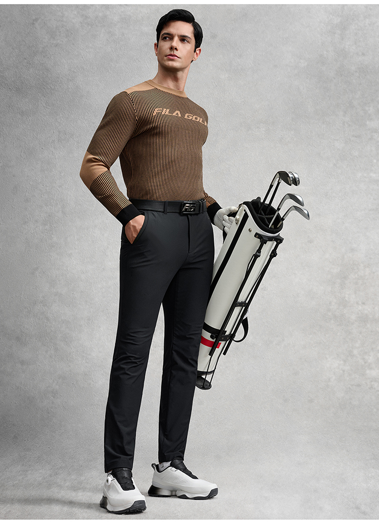 【Xulongyi】FILA CORE GOLF Men Knit Sweater in Brown