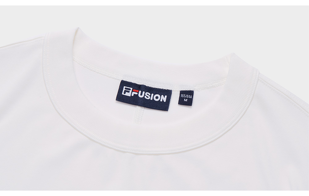 FILA FUSION INLINE WORKWEAR 1 Women Short Sleeve T-shirt (White / Black / Beige)