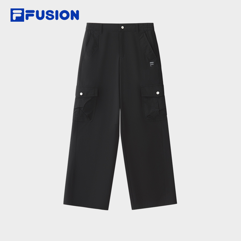 FILA FUSION INLINE FUSION X WORKWEAR WAVE BEAT Women Woven Pants (Black)