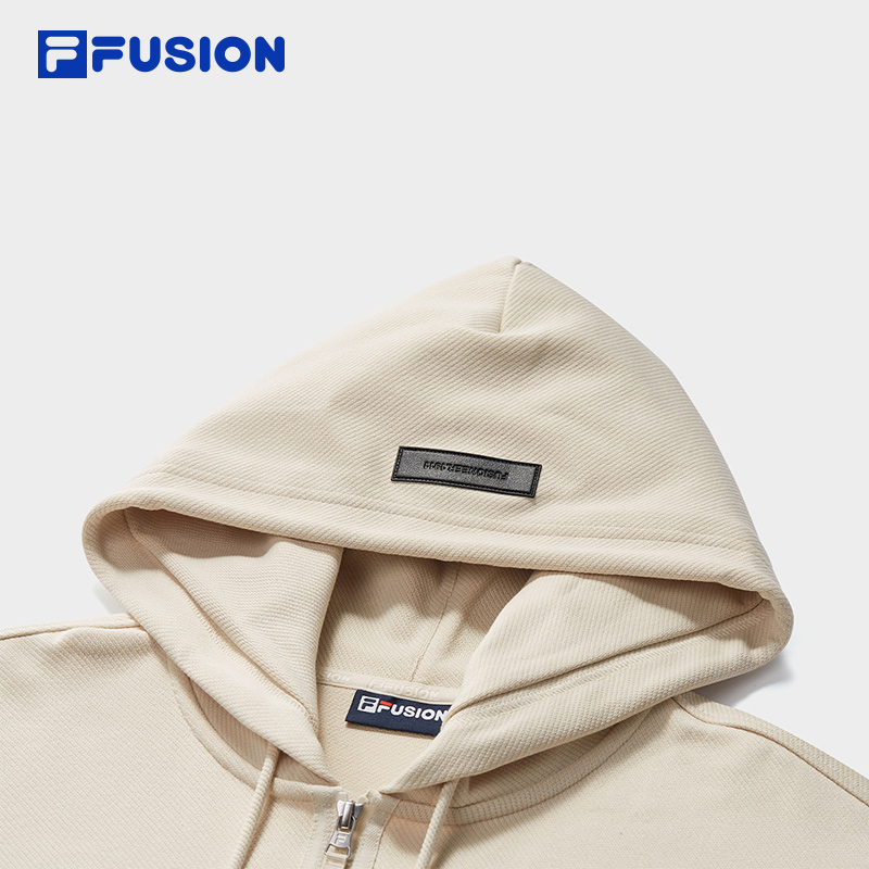 FILA FUSION INLINE FUSIONEER PURE SOPHISTICATION Men Hooded Jacket (Beige)