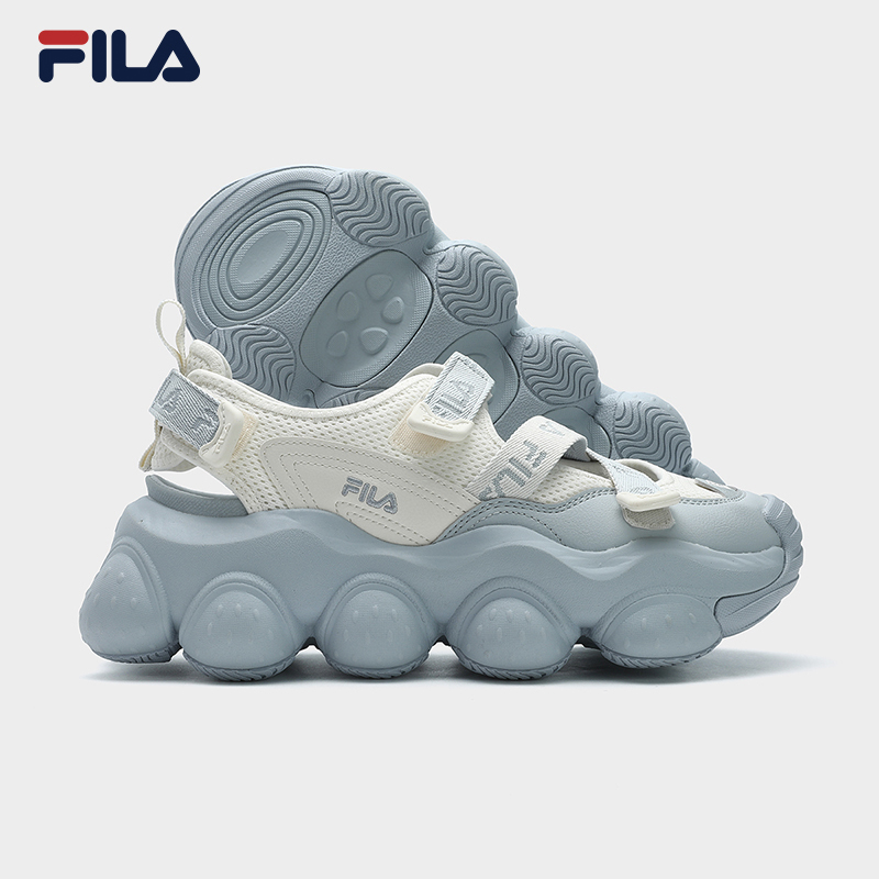 FILA CORE FRAGOLA FASHION MODERNO Women's Sandal Shoes (White-Grey / Cream-Brown / Black)