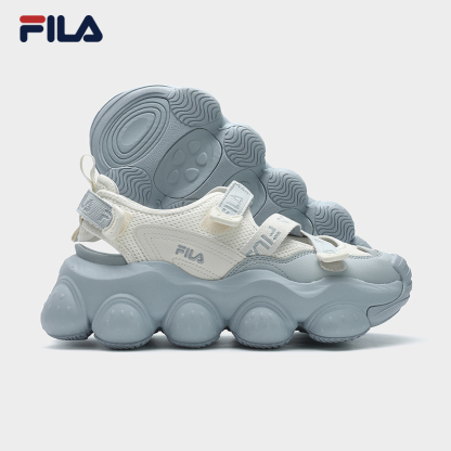 FILA CORE FRAGOLA FASHION MODERNO Women's Sandal Shoes (White-Grey / Cream-Brown / Black)