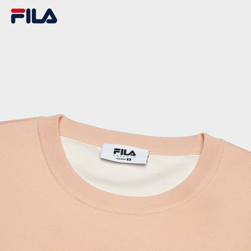 FILA CORE LIFESTYLE EMERALD FANCY BRERA Women Knit Blouse (Orange)
