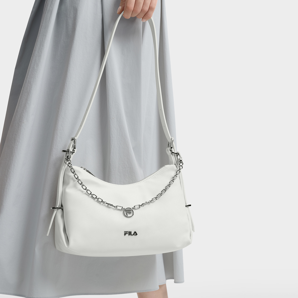 FILA CORE LIFESTYLE WHITE Women Crossbody Bag