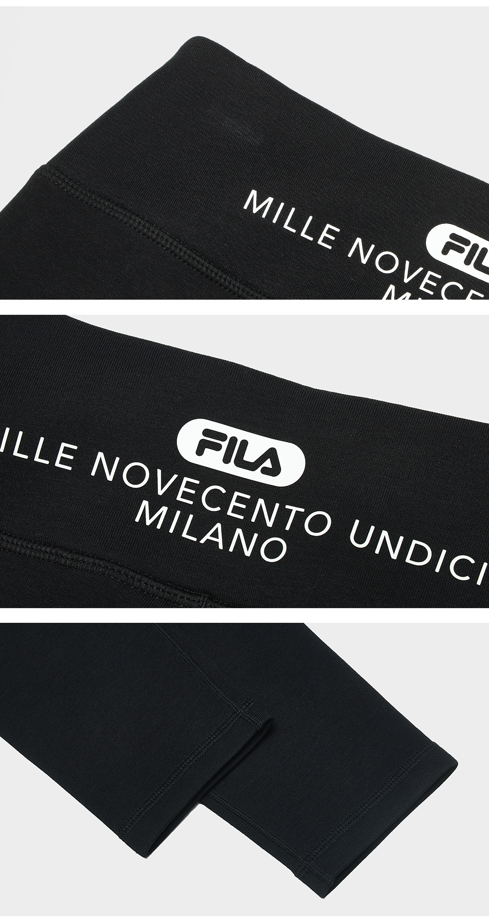 FILA CORE LIFESTYLE FILA MILANO STUDIO IN MILAN Women Knit Pants (Black)