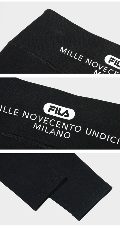 FILA CORE LIFESTYLE FILA MILANO STUDIO IN MILAN Women Knit Pants (Black)