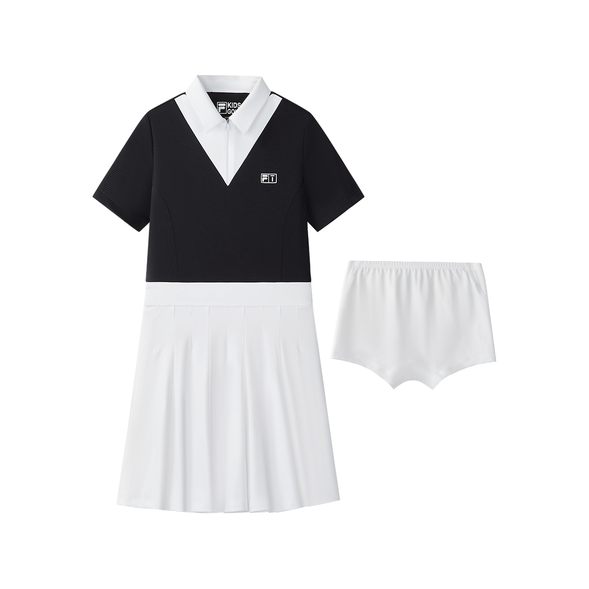 Golf Series Knitted Dress for Middle and Large Girls