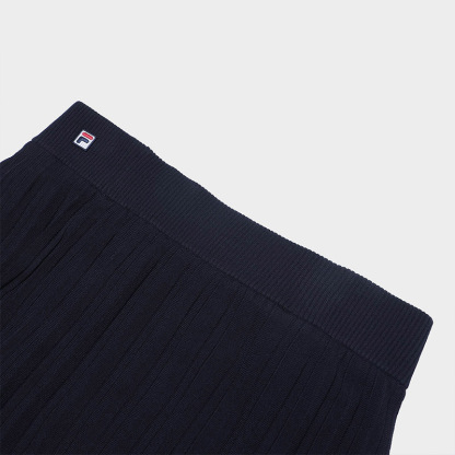 FILA CORE Women's TENNIS WHITE MATCH Skirt in Navy