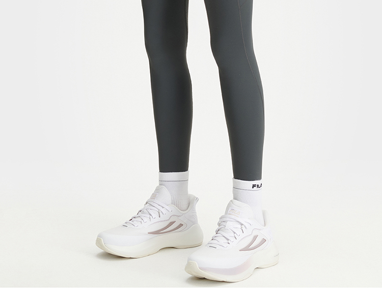 FILA CORE ATHLETICS FITNESS Women Knitted Leggings (Grey)
