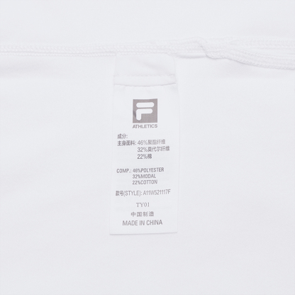 FILA CORE ATHLETICS FITNESS BLACK WOMEN FILA-FIT Women Short Sleeves T-Shirt (White)