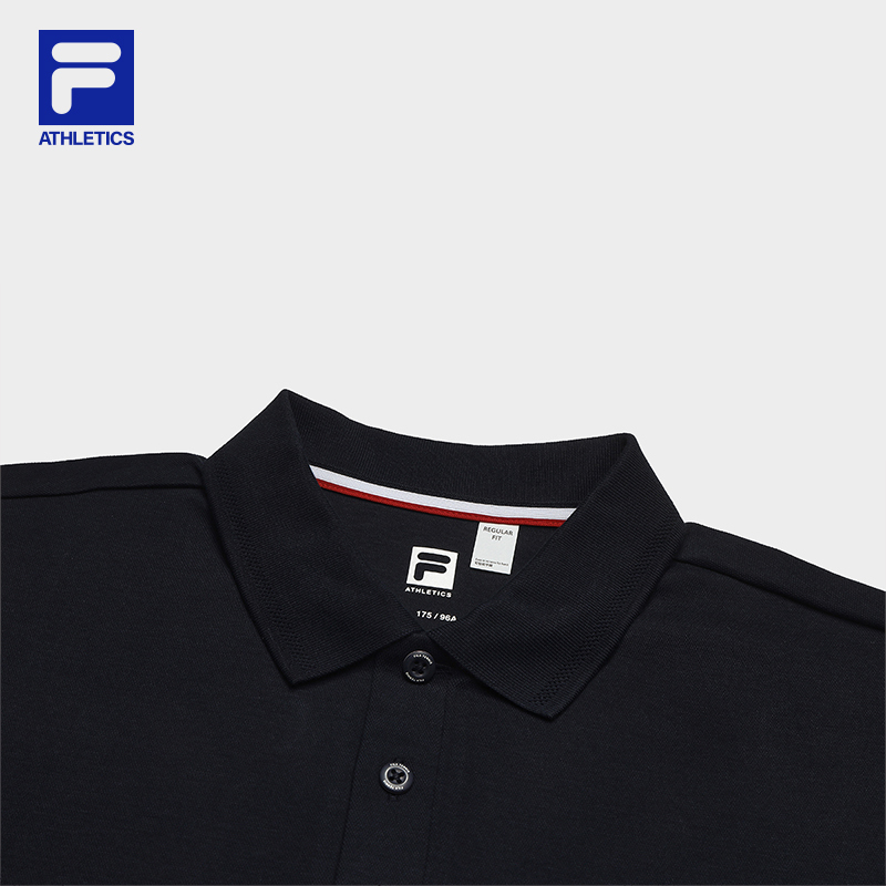FILA CORE ATHLETICS TENNIS BOUNCY COURT Men Short Sleeve Polo (Navy / White)