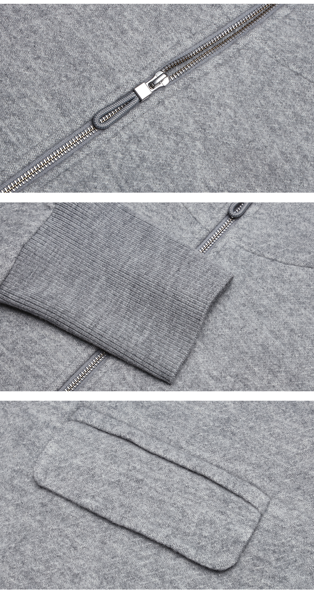 CORE LIFESTYLE EMERALD GEOMETRIC SNOW Women Woolen Sweater (Grey)
