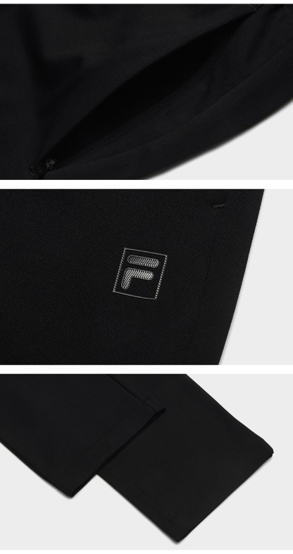 FILA CORE LIFESTYLE WHITE SPORTY & LUXURIOUS Men Knit Pants (Black)