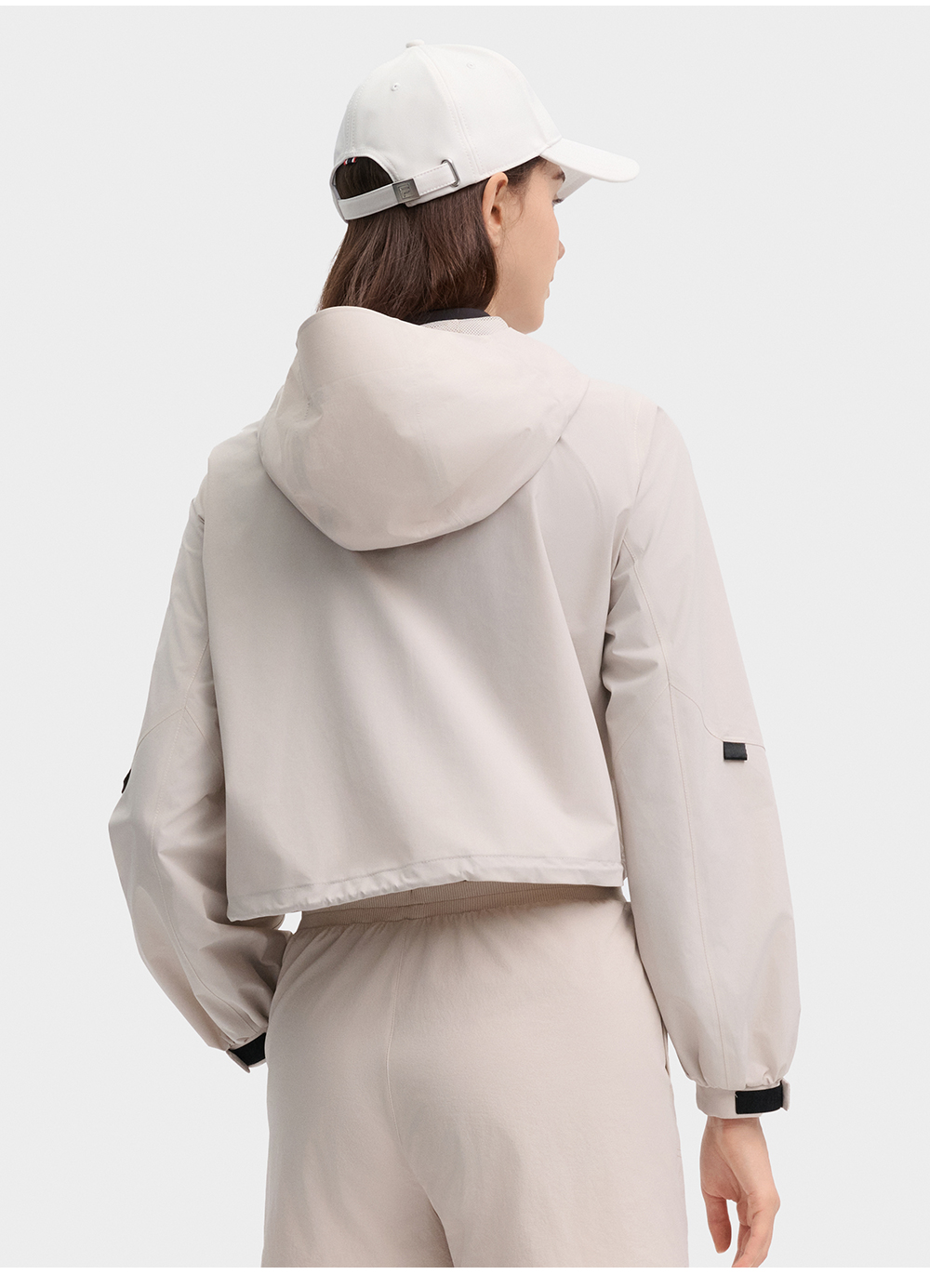 FILA CORE LIFESTYLE MILANO Women Woven Jacket (With Hoodie) (Ash)