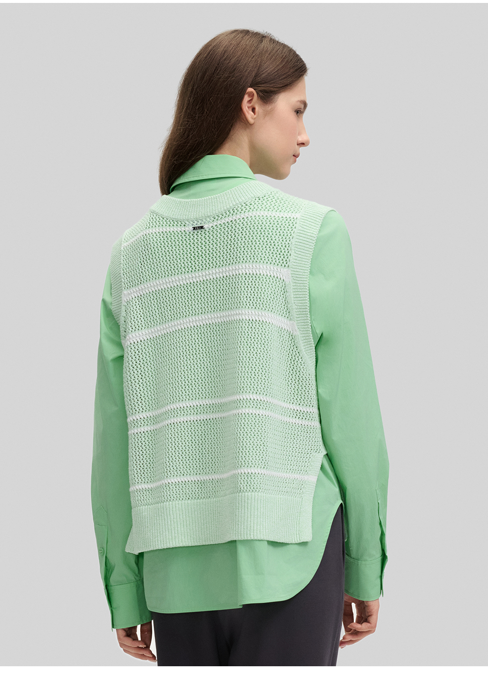 FILA CORE LIFESTYLE EMERALD LE GRAND PALAIS PARIS Women Long Sleeve Shirt (Green)