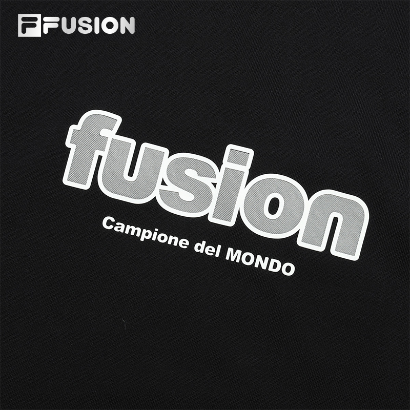FILA FUSION INLINE UNIFORM Men Short Sleeve T-shirt (Ash  / Black)