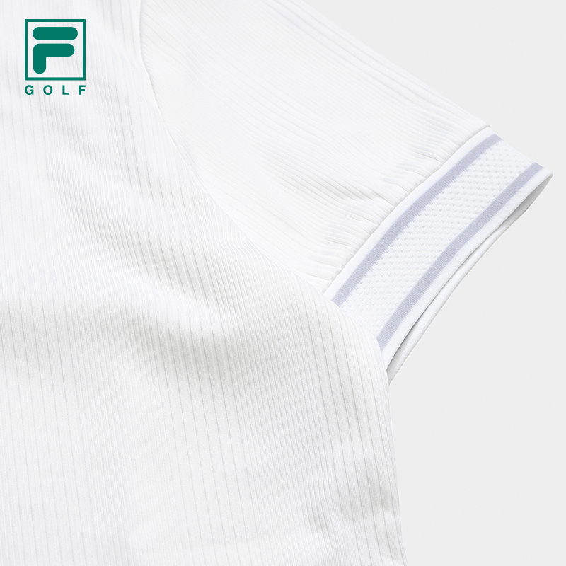 FILA WOMEN'S GOLF Knitted Short Sleeve Polo Shirt