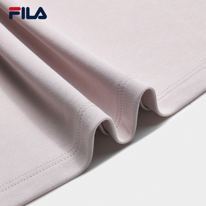 FILA WOMEN'S WHITE Knitted Short Sleeve Top