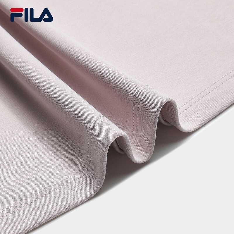 FILA WOMEN'S WHITE Knitted Short Sleeve Top